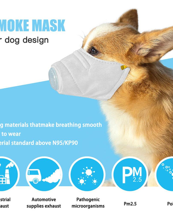 Anti-dust Pollution Mask For Dogs - forpetneeds